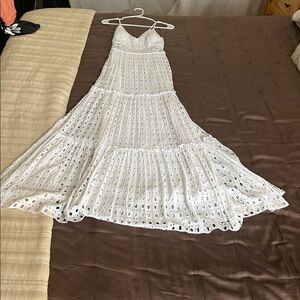 Lilly Pulitzer White Eyelet Maxi Dress
